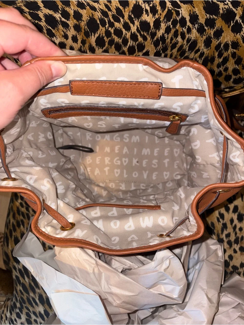 Aimee Kestenberg Saddle Up leather backpack